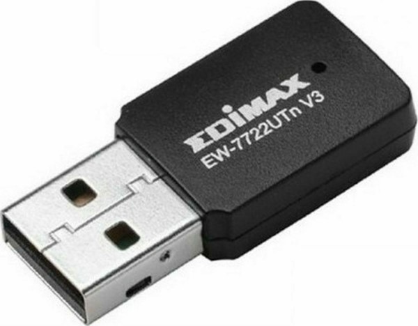 EDIMAX WIRELESS LAN USB 300M EW-7722UTN V3 BUTTON WPS / WEP / WPA / WPA2 / 2XANTE / 802.11 B / G / N EW-7722UTN V3